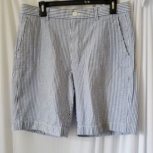 Brooks Brothers Seersucker Striped Shorts 9"